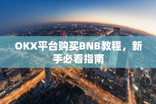 OKX平台购买BNB教程，新手必看指南
