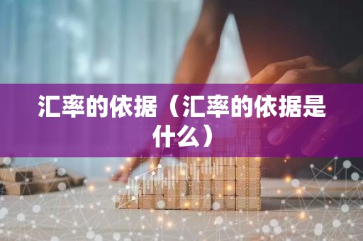 汇率的依据（汇率的依据是什么）