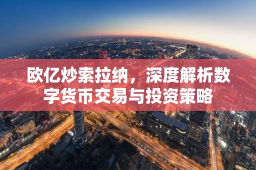 欧亿炒索拉纳，深度解析数字货币交易与投资策略
