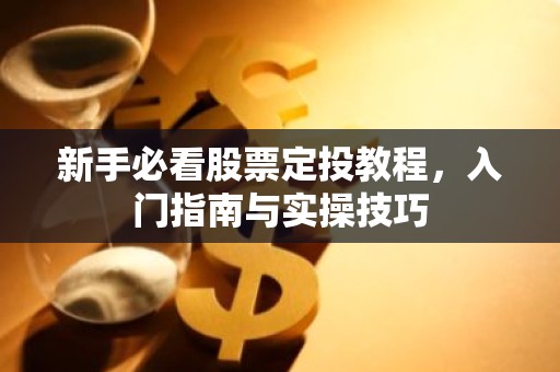 新手必看股票定投教程，入门指南与实操技巧