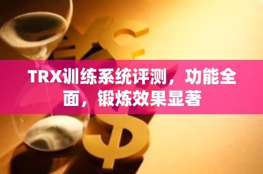 TRX训练系统评测，功能全面，锻炼效果显著