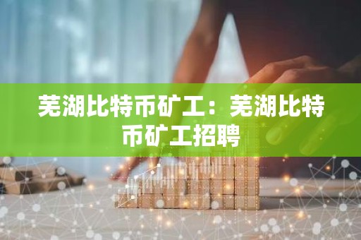 芜湖比特币矿工：芜湖比特币矿工招聘