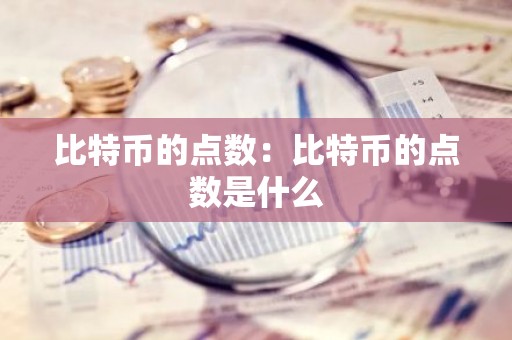 比特币的点数：比特币的点数是什么