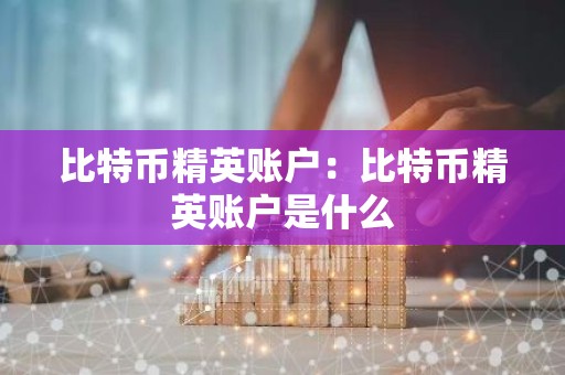 比特币精英账户：比特币精英账户是什么