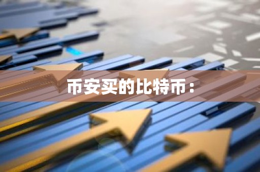 币安买的比特币：