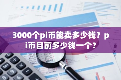 3000个pi币能卖多少钱？pi币目前多少钱一个？