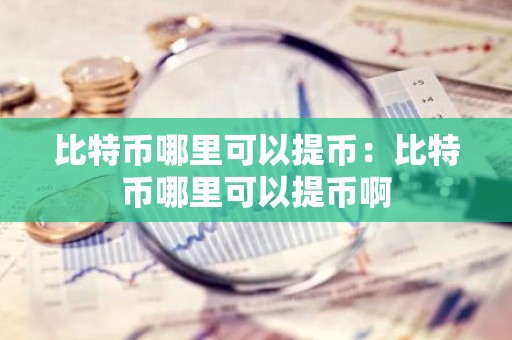 比特币哪里可以提币：比特币哪里可以提币啊
