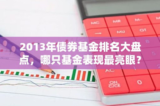2013年债券基金排名大盘点，哪只基金表现最亮眼？