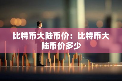 比特币大陆币价：比特币大陆币价多少