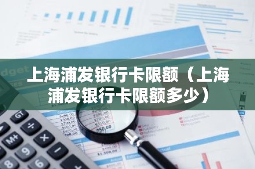 上海浦发银行卡限额（上海浦发银行卡限额多少）