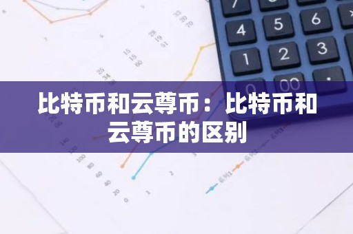 比特币和云尊币：比特币和云尊币的区别