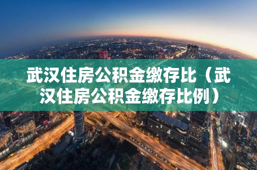 武汉住房公积金缴存比（武汉住房公积金缴存比例）