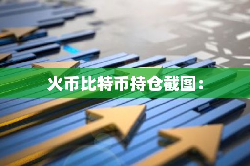 火币比特币持仓截图：