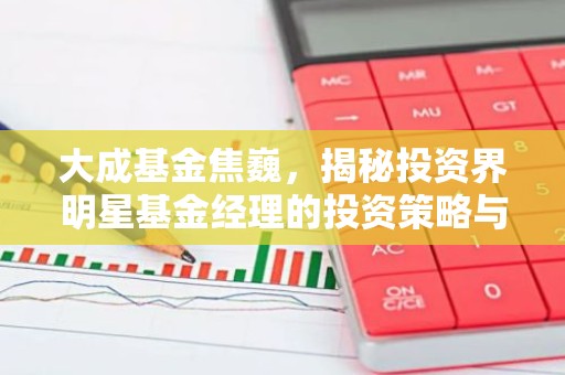 大成基金焦巍，揭秘投资界明星基金经理的投资策略与智慧之路