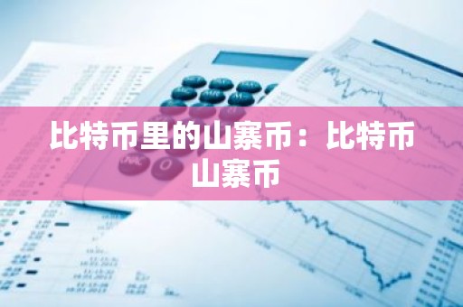 比特币里的山寨币：比特币 山寨币