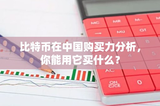 比特币在中国购买力分析，你能用它买什么？