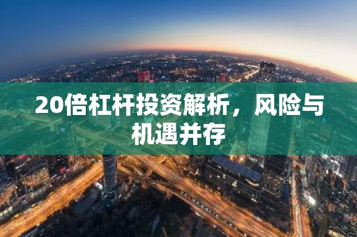 20倍杠杆投资解析，风险与机遇并存