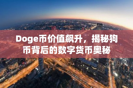 Doge币价值飙升，揭秘狗币背后的数字货币奥秘