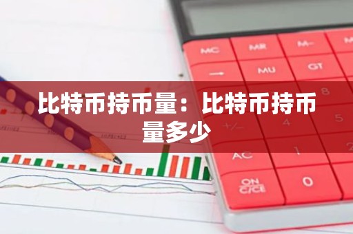 比特币持币量：比特币持币量多少
