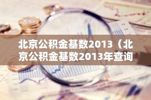 北京公积金基数2013（北京公积金基数2013年查询）