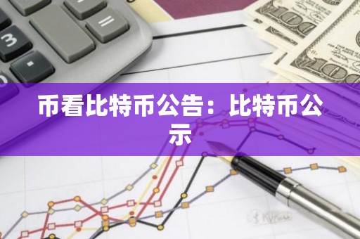 币看比特币公告：比特币公示
