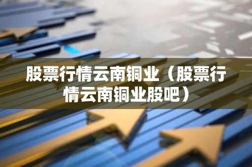 股票行情云南铜业（股票行情云南铜业股吧）