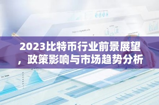 2023比特币行业前景展望，政策影响与市场趋势分析