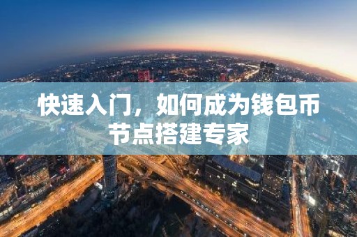 快速入门，如何成为钱包币节点搭建专家