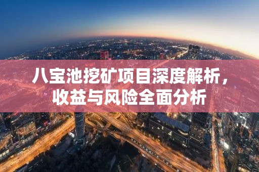 八宝池挖矿项目深度解析，收益与风险全面分析