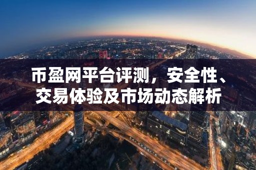 币盈网平台评测，安全性、交易体验及市场动态解析