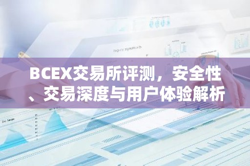 BCEX交易所评测，安全性、交易深度与用户体验解析