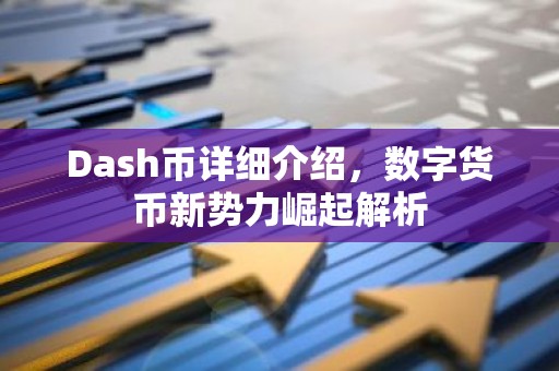 Dash币详细介绍，数字货币新势力崛起解析