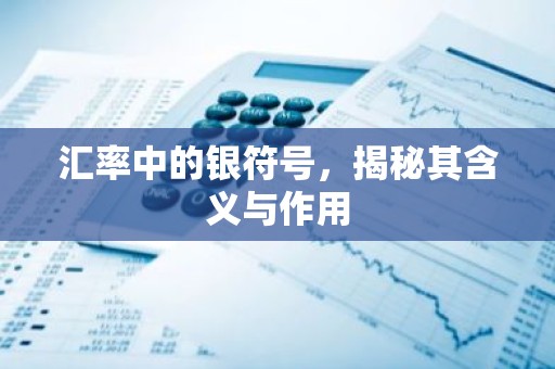 汇率中的银符号，揭秘其含义与作用