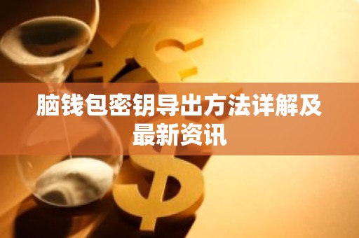 脑钱包密钥导出方法详解及最新资讯