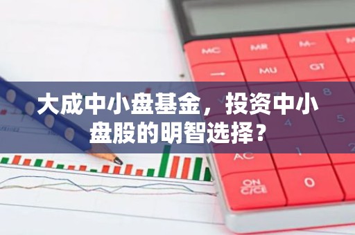 大成中小盘基金，投资中小盘股的明智选择？