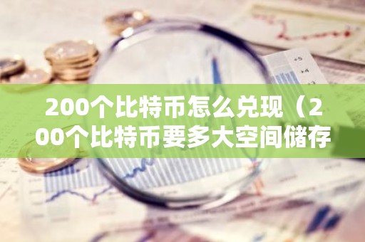 200个比特币怎么兑现（200个比特币要多大空间储存）