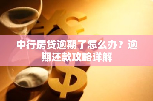 中行房贷逾期了怎么办？逾期还款攻略详解