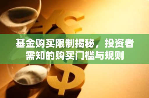 基金购买限制揭秘，投资者需知的购买门槛与规则