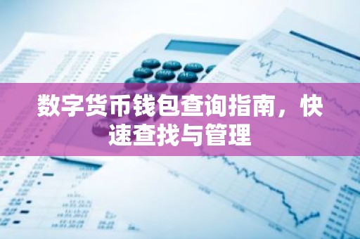 数字货币钱包查询指南，快速查找与管理