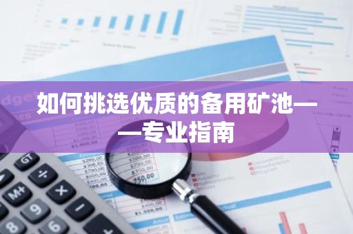 如何挑选优质的备用矿池——专业指南