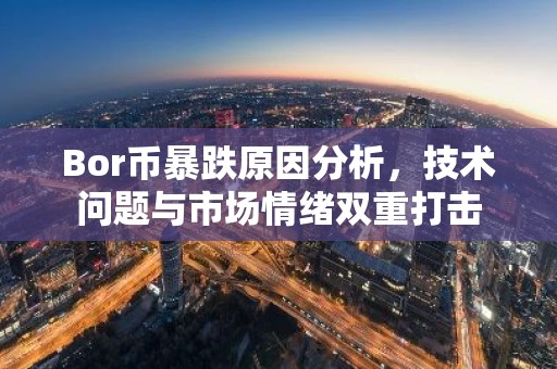 Bor币暴跌原因分析，技术问题与市场情绪双重打击