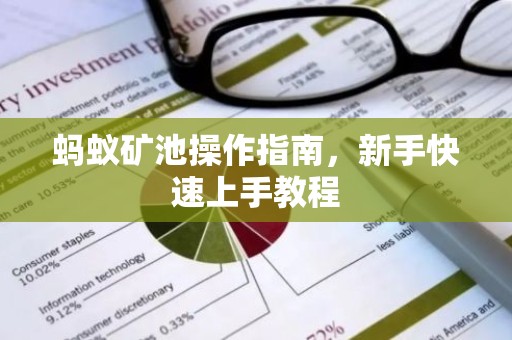 蚂蚁矿池操作指南，新手快速上手教程