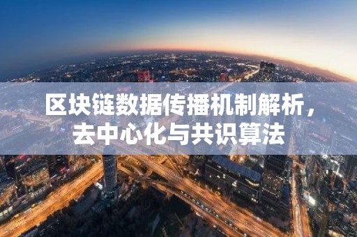 区块链数据传播机制解析，去中心化与共识算法