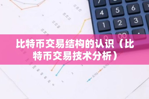 比特币交易结构的认识（比特币交易技术分析）