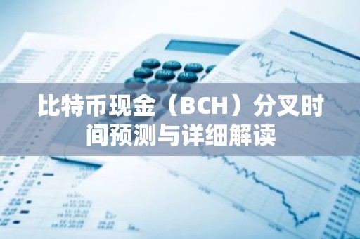比特币现金（BCH）分叉时间预测与详细解读