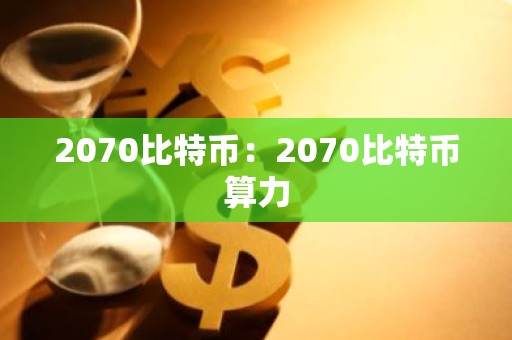 2070比特币：2070比特币算力