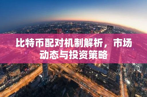 比特币配对机制解析，市场动态与投资策略