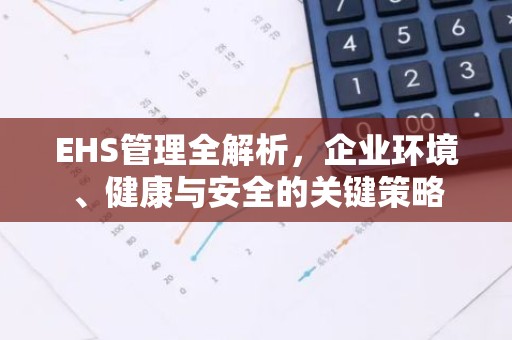 EHS管理全解析，企业环境、健康与安全的关键策略