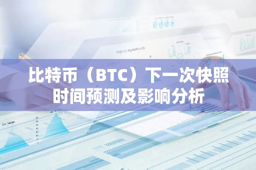 比特币（BTC）下一次快照时间预测及影响分析