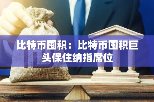 比特币囤积：比特币囤积巨头保住纳指席位